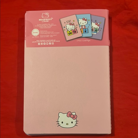 Hello Kitty Notebook Trio - Picture 2 of 6
